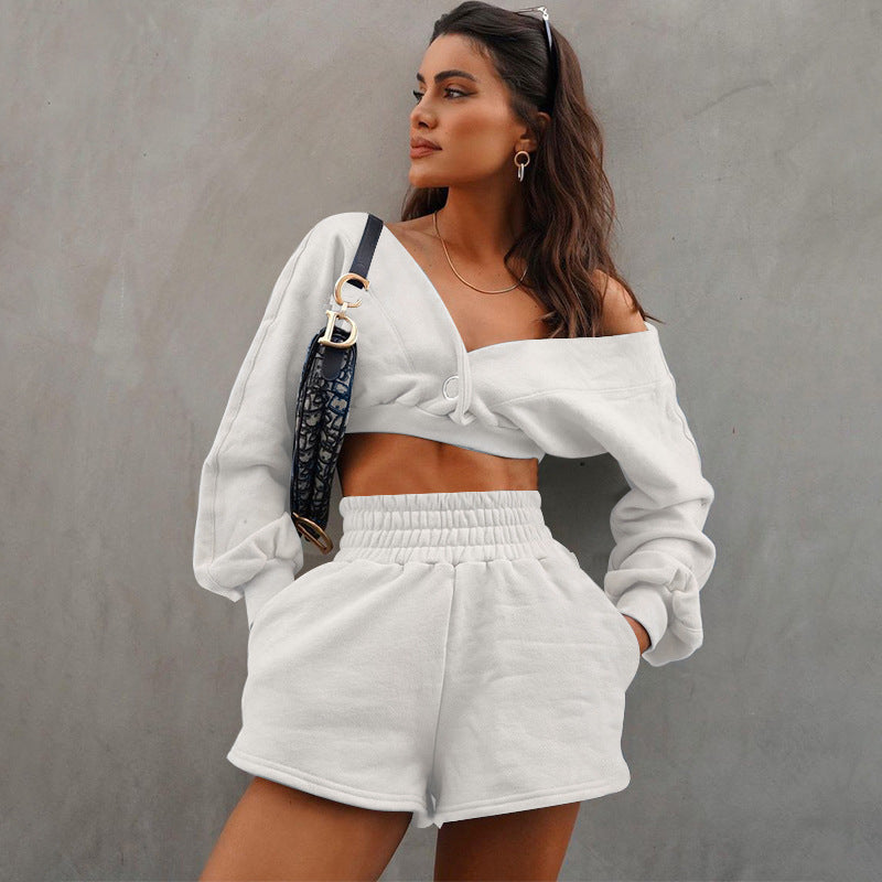 Kim | Long Sleeve Hoodie Set