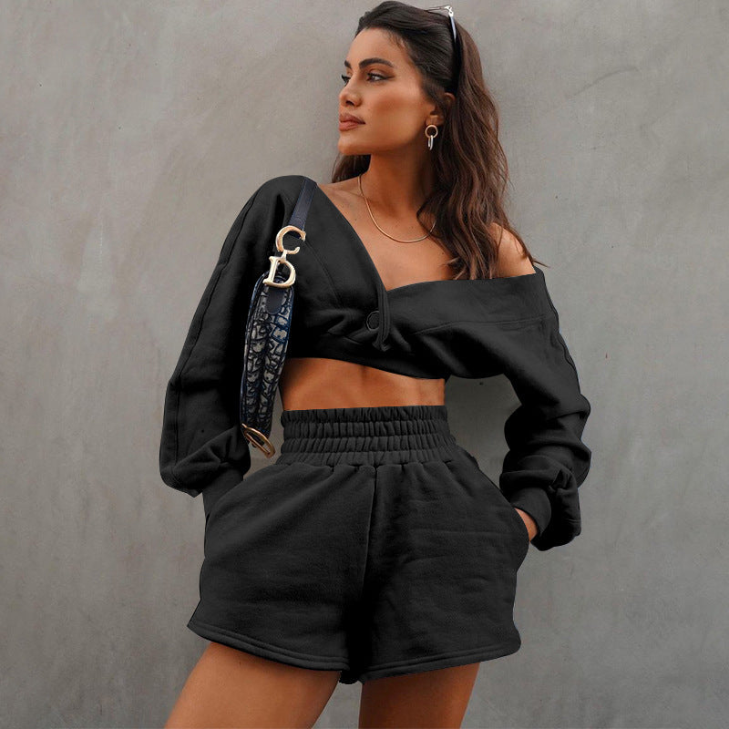 Kim | Long Sleeve Hoodie Set