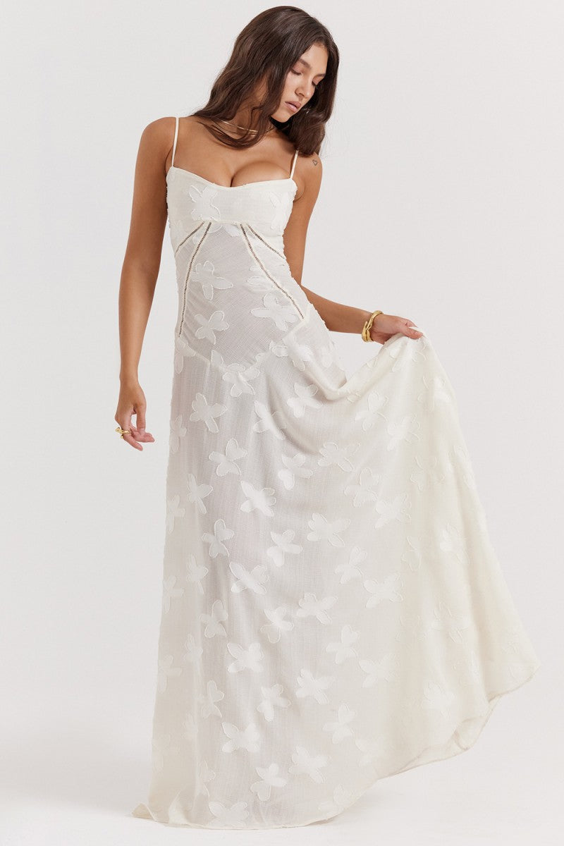 Bianca | Lace Strap Dress