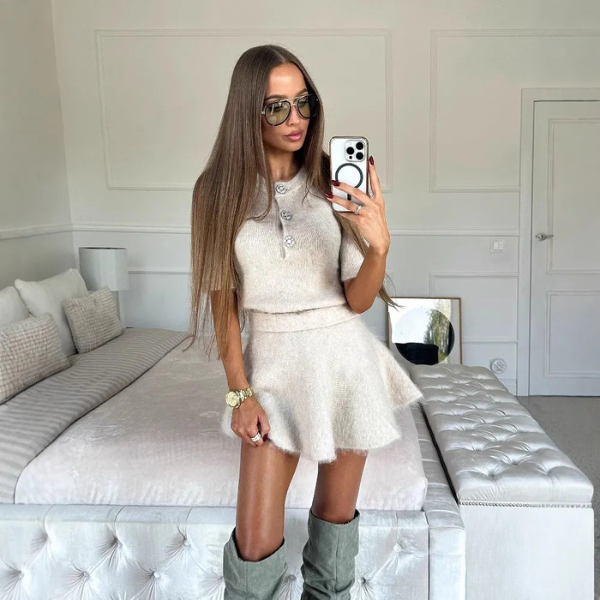 Isabella | Mohair Two Piece Set