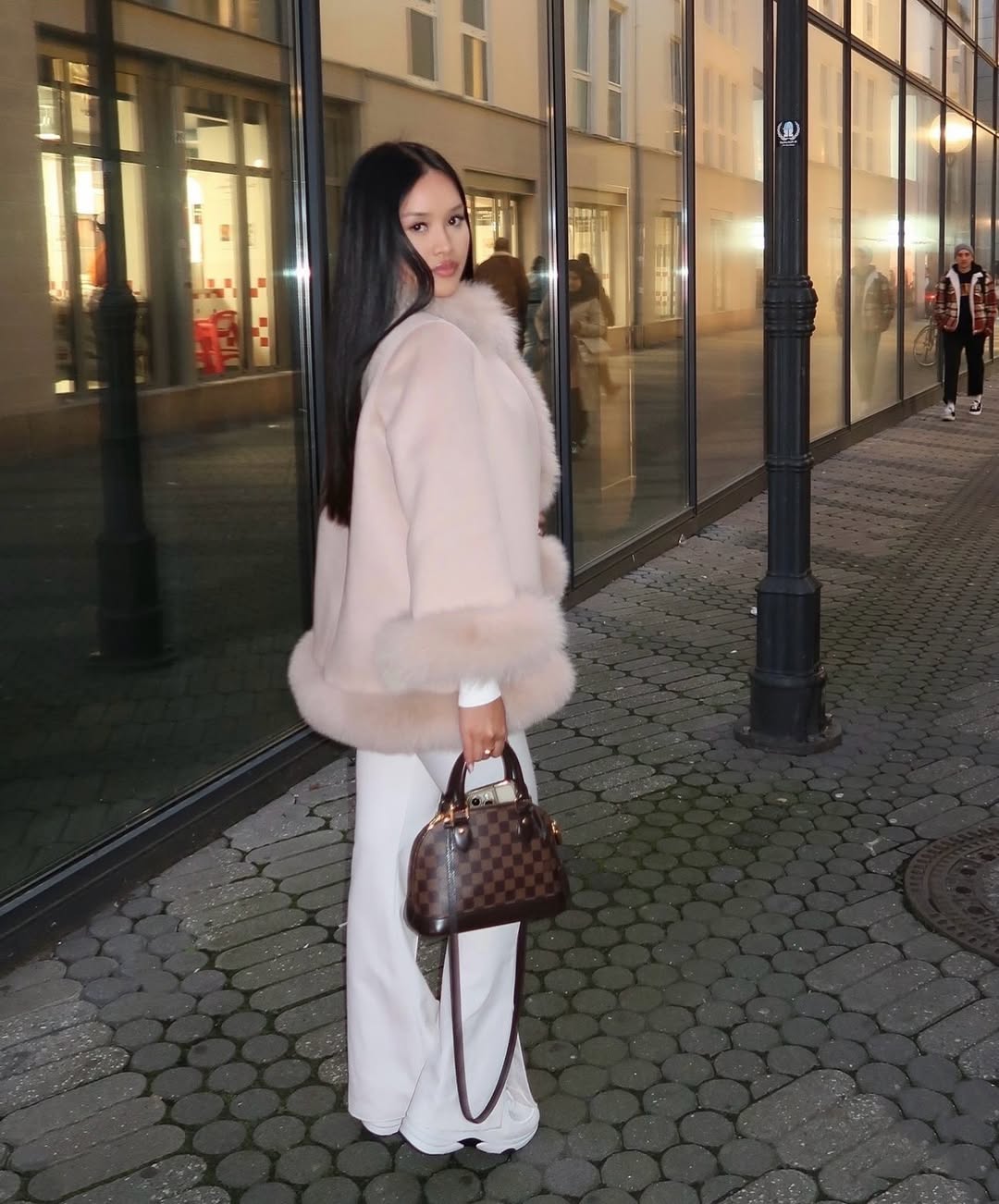 Selena | Cashmere Fur Coat