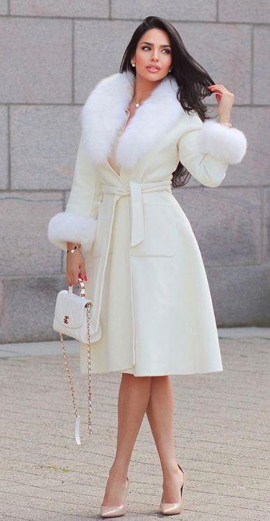 Asha | Fur Cashmere Coat
