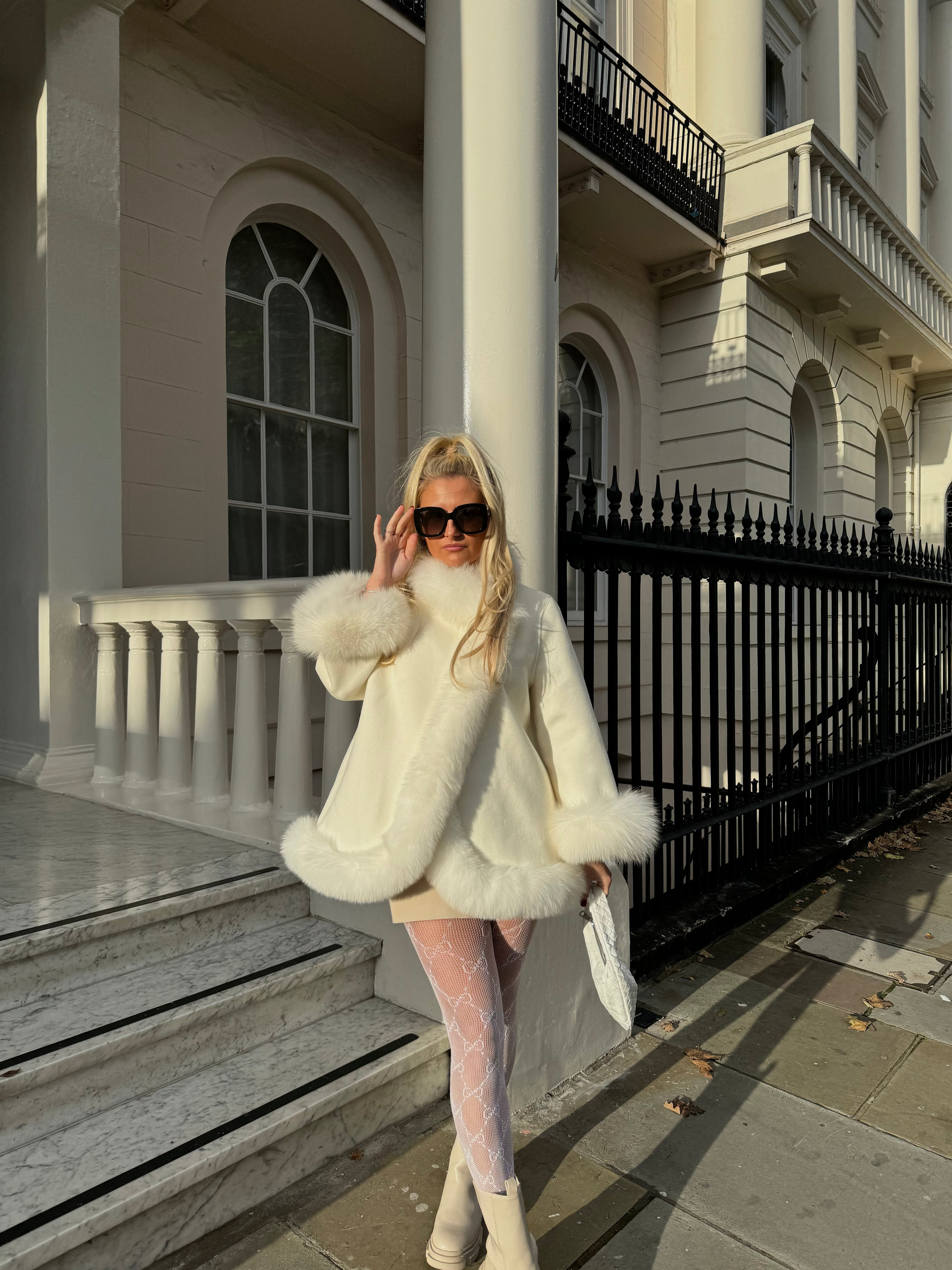 Selena | Cashmere Fur Coat