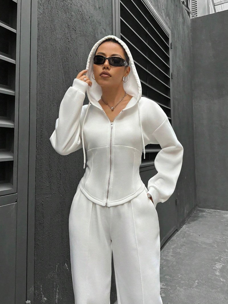 slim-fit hooded cardigan fashion Canada