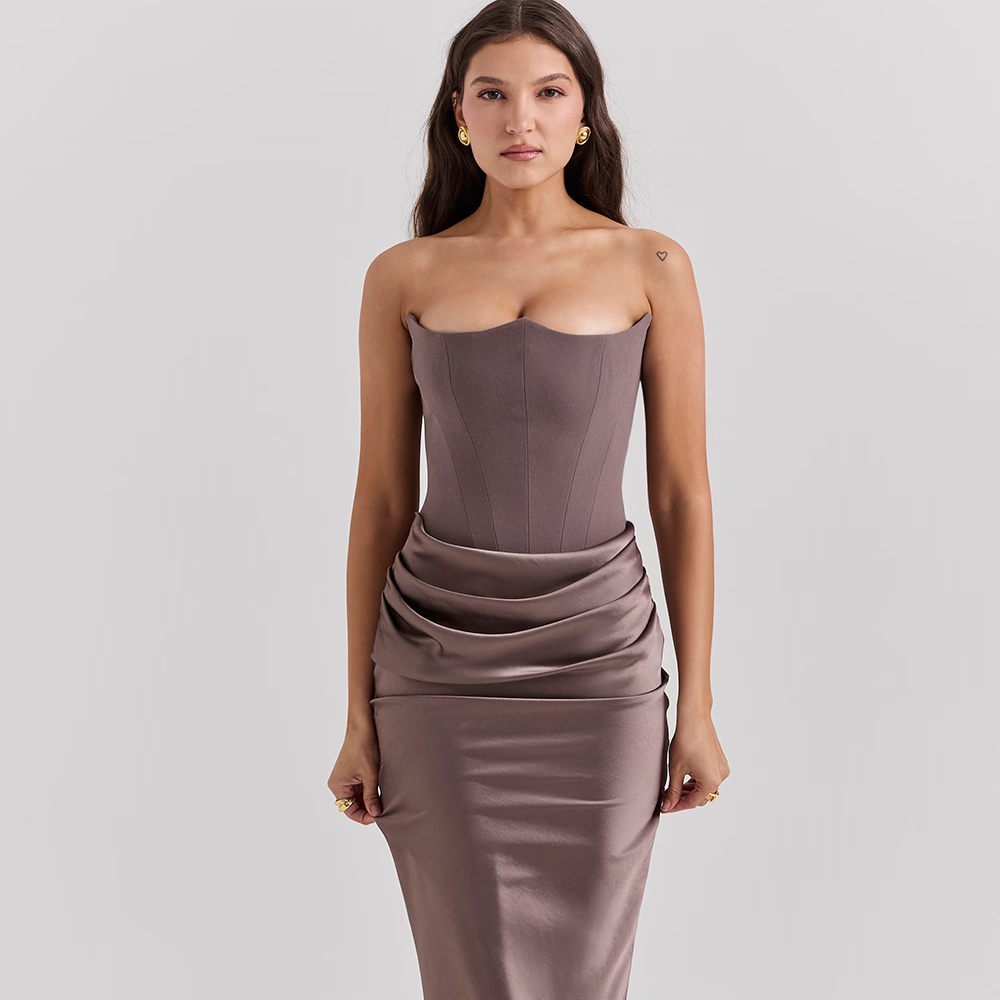 Corset Maxi Dress Canada