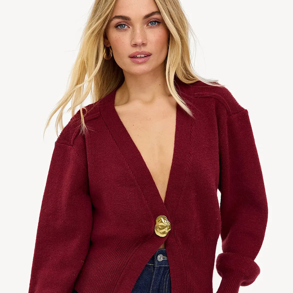Woman Knitted Cardigan